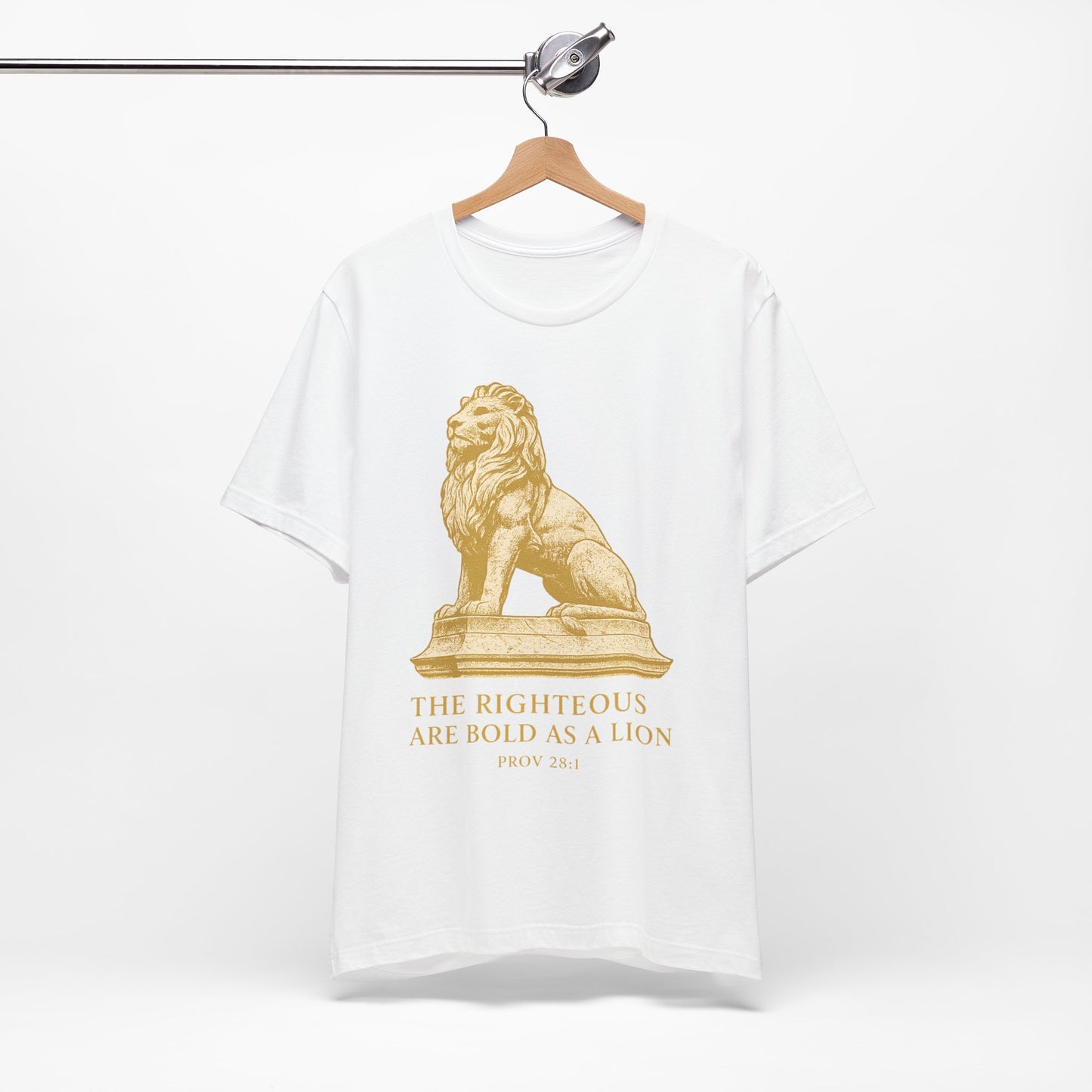 Bold as a Lion Tee | Prov 28:1 Design