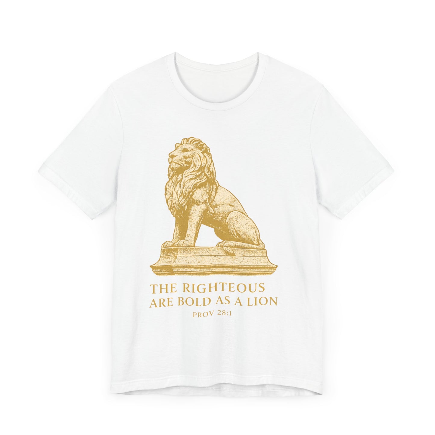 Bold as a Lion Tee | Prov 28:1 Design