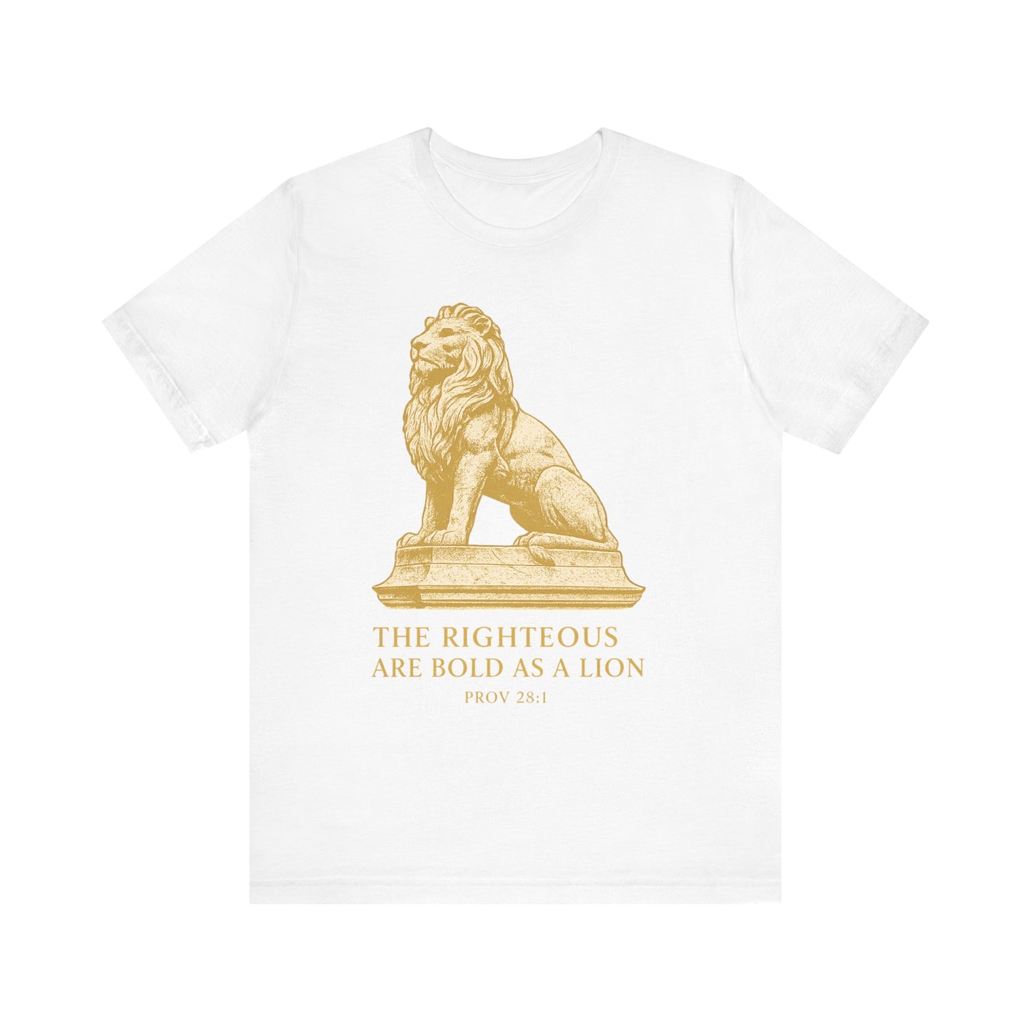Bold as a Lion Tee | Prov 28:1 Design