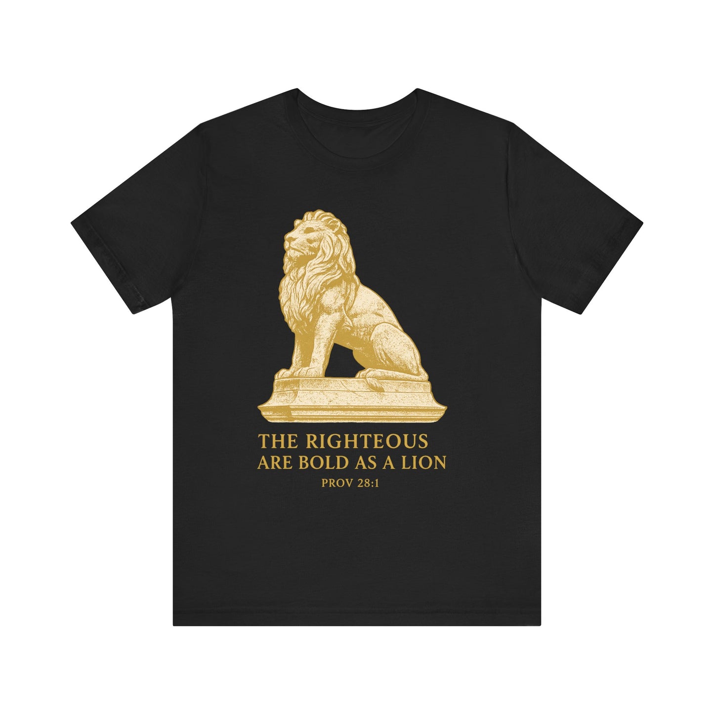 Bold as a Lion Tee | Prov 28:1 Design